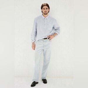 NWT Alex Mill Relaxed Straight 5-Pocket Jean Ultra Light Wash Denim 36 90s